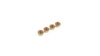 SWORKz Ball Bearing 5x10x4mm RED Rubber (4pcs) (SW116010R)