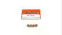 SWORKz Ball Bearing 5x13x4mm RED Rubber (4PC) (SW116019R)