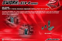 SWORKz Aluminum Adjust Battery Post Set (F&R) (SW214019)