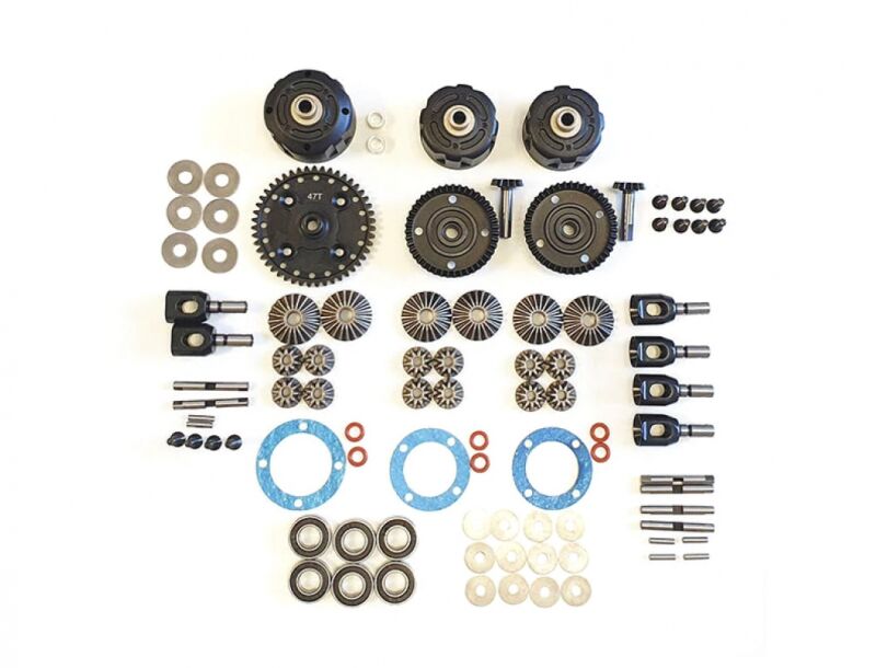 SWORKz HET Differential Set Truggy (3) (SW218014)