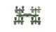SWORKz Einsätze Achsschenkel hinten Set (SW220046)