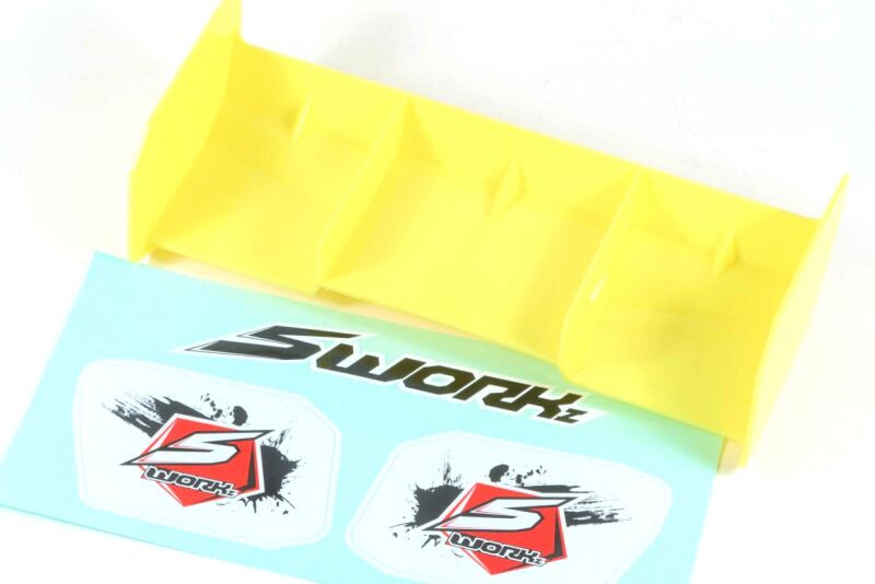 SWORKz 1/8 Heckspoiler Pro Race Gelb ungelocht (SW228022AFY)