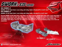 SWORKz 1/8 Off Road SONIC Lexan wing Set - Pre Cut (Durable), 2 pcs (SW258004D)