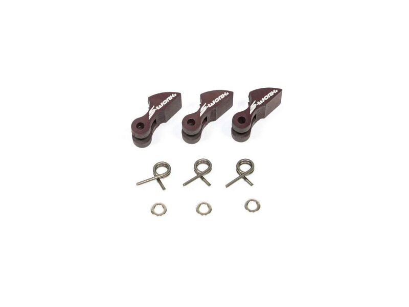 SWORKz Kupplungsbacken mit 1,0mm Federn "Tornado II" (3) (SW330006)