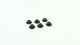 SWORKz T-7075 M4 Lightened Low Profile Large-contact with Serrated Wheel Nuts (BK)(6pc) (SW334047BK)