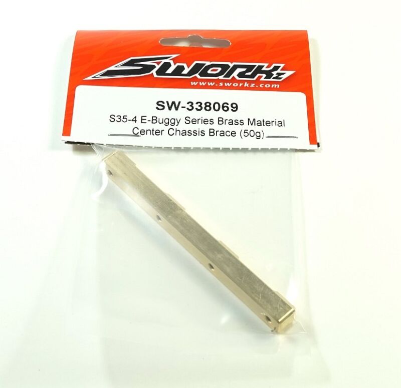 SWORKz Chassis Verstrebung mitte Messing (50g) (SW338069)
