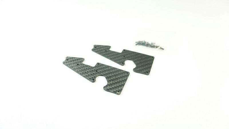 SWORKz Querlenkerplatte vorne unten Po-Composite Carbon 1,5mm (2) (SW340012)