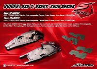 SWORKz Querlenkerplatte vorne unten Po-Composite Carbon...