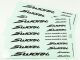 SWORKz Speed Aufkleber (PushBar) Schwarz (2) (SW510053PBK)