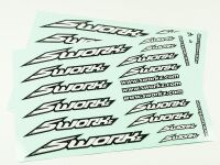 SWORKz Speed Aufkleber (PushBar)(WH)(2pc) (SW510053PWH)