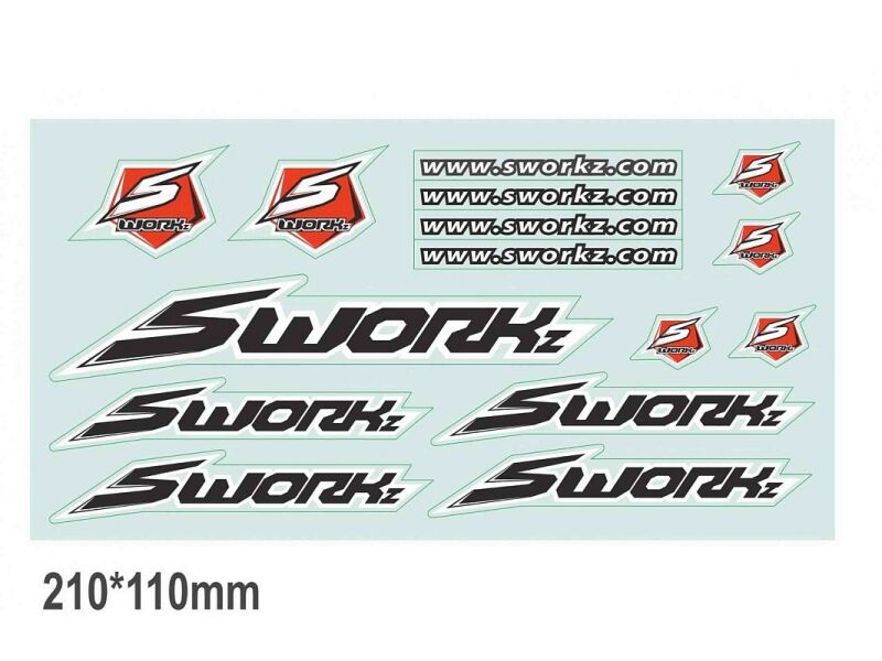 SWORKz Origional Logo Sticker (2) (SW510091)