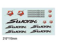 SWORKz Origional Logo Sticker (2) (SW510091)