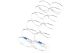 SWORKz Competition Feder Stoßdämpfer C-1 (75X1.5X7.75)(Hellblau)(2) (SWC115110)