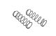 SWORKz S14/S12 Black Competition Rear Shock Spring (L4-Dot)(57X1.1X7.5) (SWC115160)