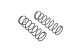 SWORKz S14/S12 Black Competition Rear Shock Spring (L3-Dot)(57X1.1X8.0) (SWC115161)