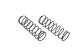 SWORKz S14/S12 Black Competition Rear Shock Spring (L2-Dot)(57X1.1X9.25)(2) (SWC115162)
