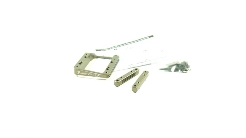SWORKz Motorträger komplett Aluminium 1-Unit-Fit (6 Grad Neigung) (SWC2180206LD)