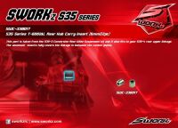 SWORKz S35-3W Einsätze Achsschenkel hinten 6mm (2) (SWC338017)