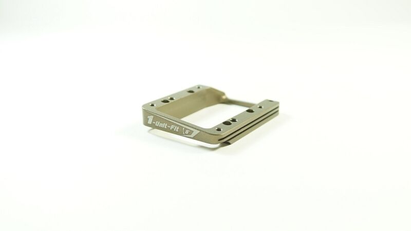 SWORKz Motorplatte Aluminium 1-Unit-Fit (6 Grad Neigung) (SWC338095)