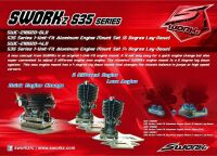 SWORKz Motorplatte Aluminium 1-Unit-Fit (4 Grad Neigung)...