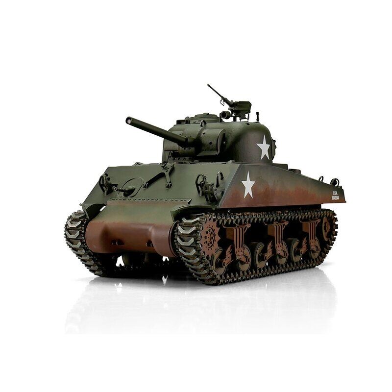 TORRO - 1/16 RC M4A3 Sherman 75mm grün IR Servo (TOR11412-GN)