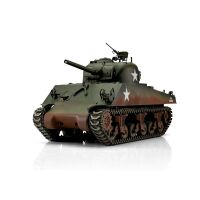 TORRO - 1/16 RC M4A3 Sherman 75mm grün IR Servo...