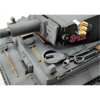 TORRO - 1/16 RC Tiger I Frühe Ausf. grau IR Rauch (TOR11501-GY)
