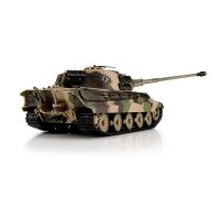 RC Königstiger Henschelturm tarn BB+IR Metallketten...