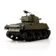 RC M4A3 Sherman grün BB+IR Metallketten - 1:16