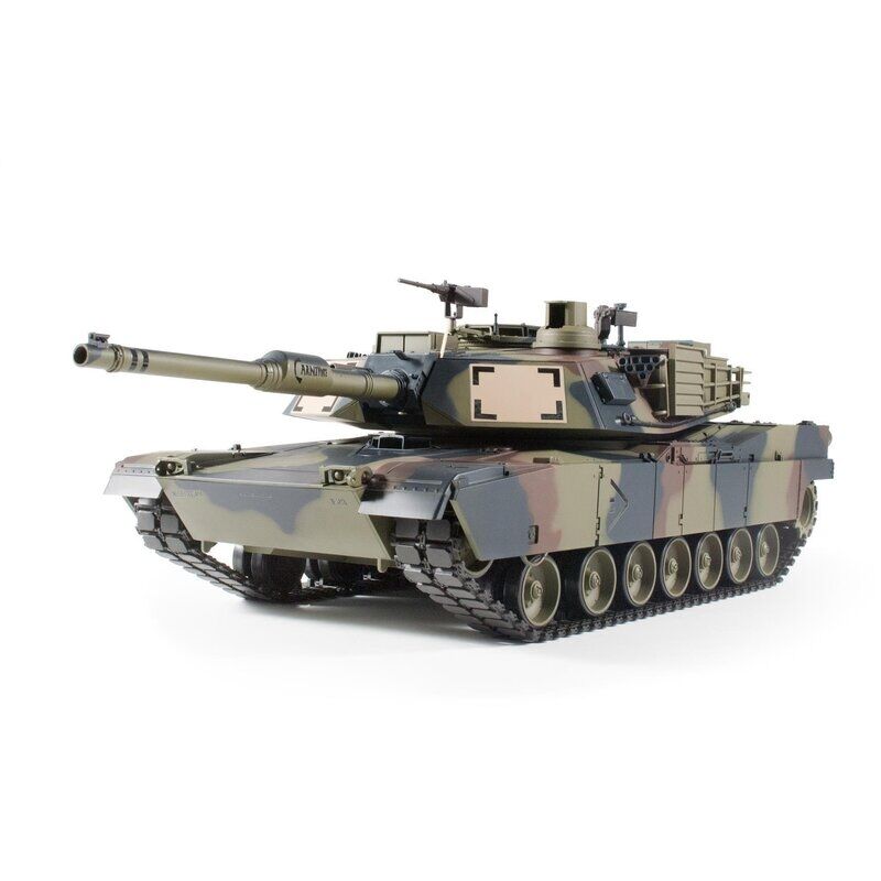 RC M1A2 Abrams camo BB+IR Metal Tracks - 1:16