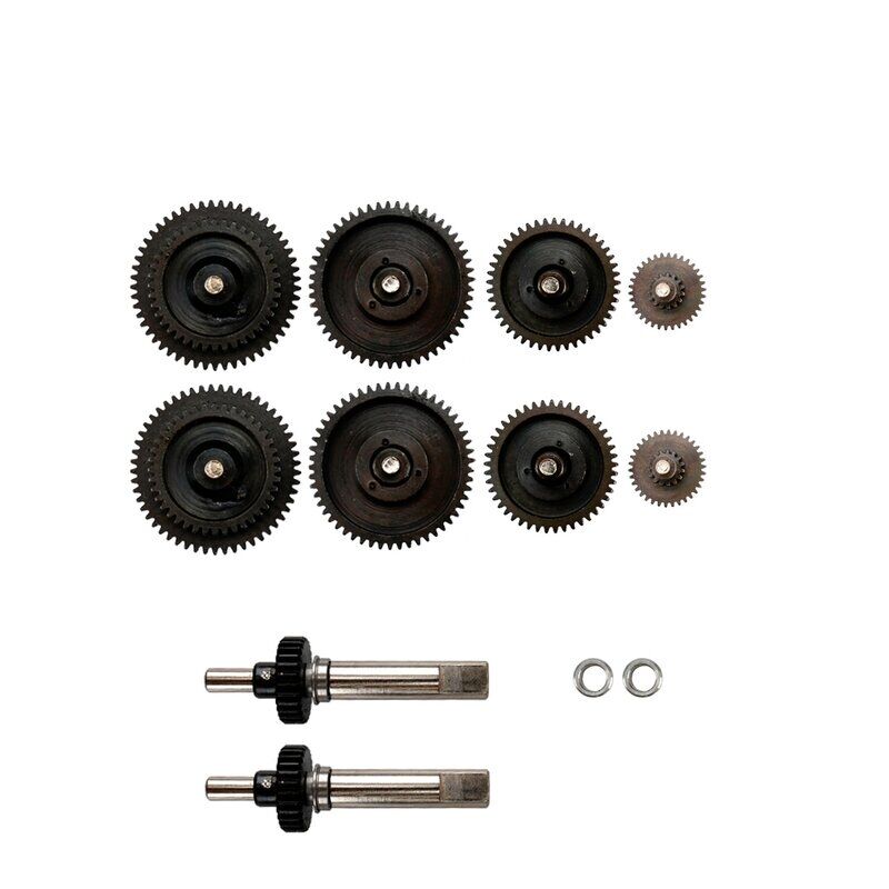 TORRO - Metallgetriebe Stahl Ritzel links/rechts 4in1 lange Welle (TOR1505673)
