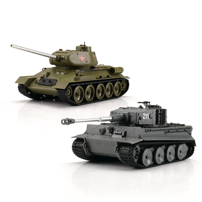 TORRO - World of Tanks 1/30 RC Tiger I + T-34/85 IR (TOR15101-CA)