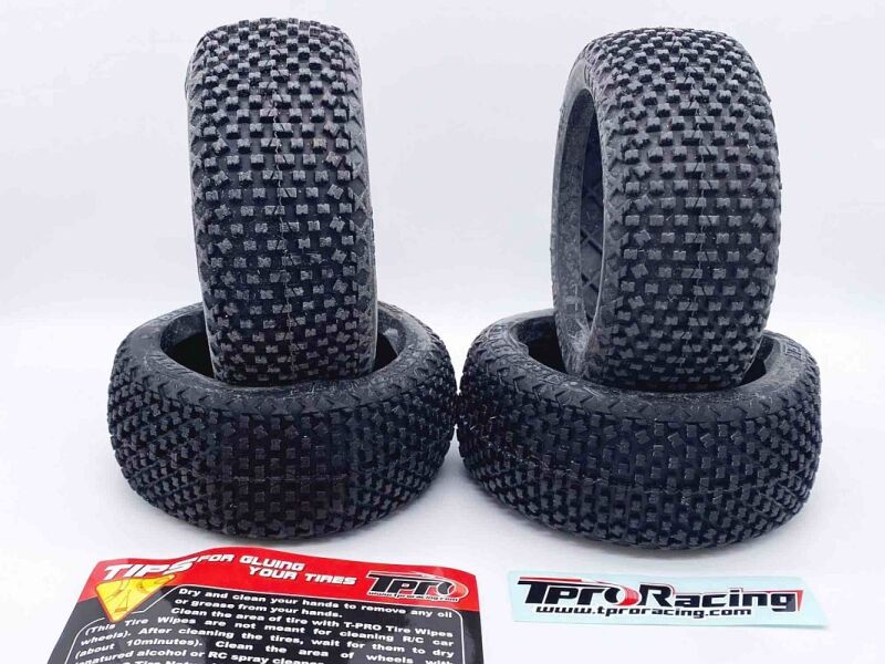 TPRO 1/8 OffRoad Racing Reifen MEGABLOCK - ZR Super Soft T4 (4) (TP3307ZR01T4)
