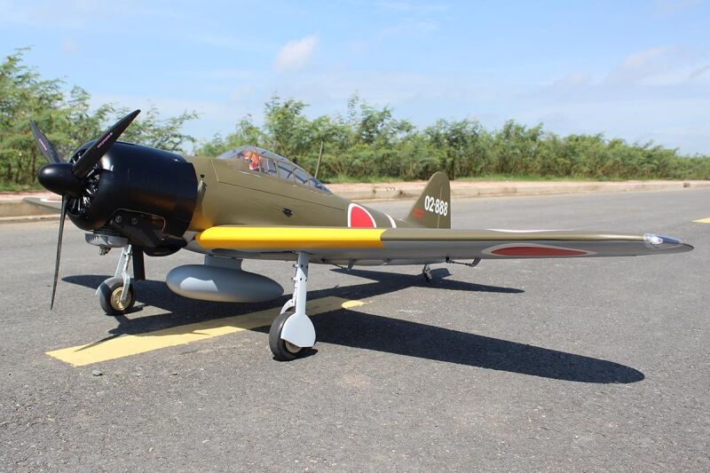 Seagull - Zero A6M 2,18m (Electric retracts) Military (SEA334G)