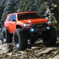 Axial - 1/24 SCX24 Toyota 4Runner 4X4 RTR Brushed Rock Crawler (Battery & Charger Included) Orange (AXI-2035T1)