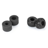 Pro-Line Racing - 1/18 Dreadnaught 1.25/1.75 F/R MT Tires (2): Mini LMT (PRO1026500)