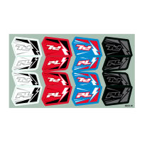 Pro-Line Racing - 1/18 Sector Wing Set and Roof Skids Black: Granite GROM (PRO642300)