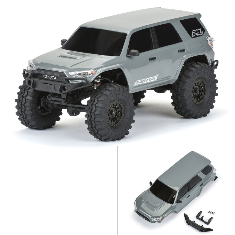 Pro-Line Racing - 1/24 2023 Toyota 4Runner TRD Pro Gray Hard Body Assembled: SCX24 (PRO362114)