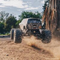 Arrma - 1/10 GORGON 2WD RTA Kit Brushed Monster Truck (Battery & Charger Included) Clear (ARA3230SKT2)