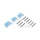 Losi - Cloth Truck Bed Sides & Mounts Zombie: Mini LMT (LOS-2818)