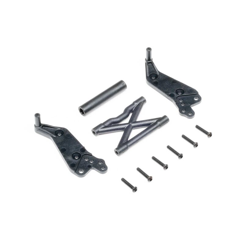 Losi - Wheelie Bar Set Black: Mini LMT (LOS-2822)
