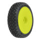 Pro-Line Racing - 1/24 Electron 2.0 Buggy F/R Tires Mounted 7mm Yellow (4): Micro-B (PRO1031412)