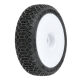 Pro-Line Racing - 1/24 Electron 2.0 Buggy F/R Tires Mounted 7mm White (4): Micro-B (PRO1031413)