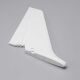 E-flite - Vertical Stabilizer: Airbus A320 1.5m 64mm EDF Jet White (EFL-2542W)