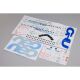 E-flite - Decal Set: Airbus A320 1.5m Airliner 64mm EDF Jet (EFL-2553)