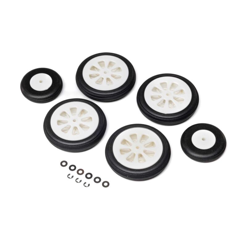 E-flite - Wheel Set: Airbus A320 1.5m Airliner 64mm EDF Jet (EFL-2549)