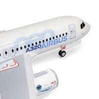 Airbus A320 weiß Twin 64mm EDF BNF Basic mit AS3X+ & SAFE Select - 1521mm
