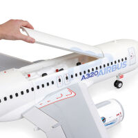 Airbus A320 weiß Twin 64mm EDF BNF Basic mit AS3X+ & SAFE Select - 1521mm