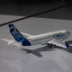 Airbus A320 weiß Twin 64mm EDF BNF Basic mit AS3X+ & SAFE Select - 1521mm