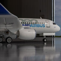 Airbus A320neo Twin 64mm EDF BNF Basic with AS3X+ & SAFE Select - 1521mm